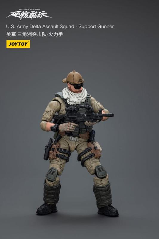 Hardcore Coldplay Action Figure 1/18 U.S. Army Delta Assault Squad Support Gunner 11 cm 2