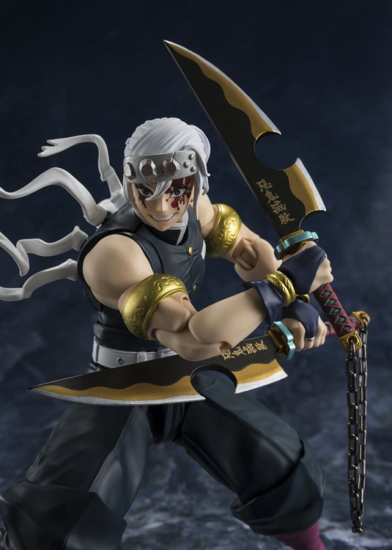 Demon Slayer: Kimetsu no Yaiba S.H.Figuarts Action Figure Uzui Tengen 17 cm 6