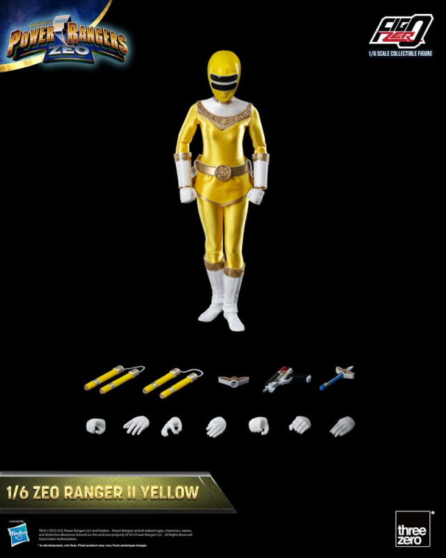 Power Rangers Zeo FigZero Action Figure 1/6 Ranger II Yellow 30 cm 1