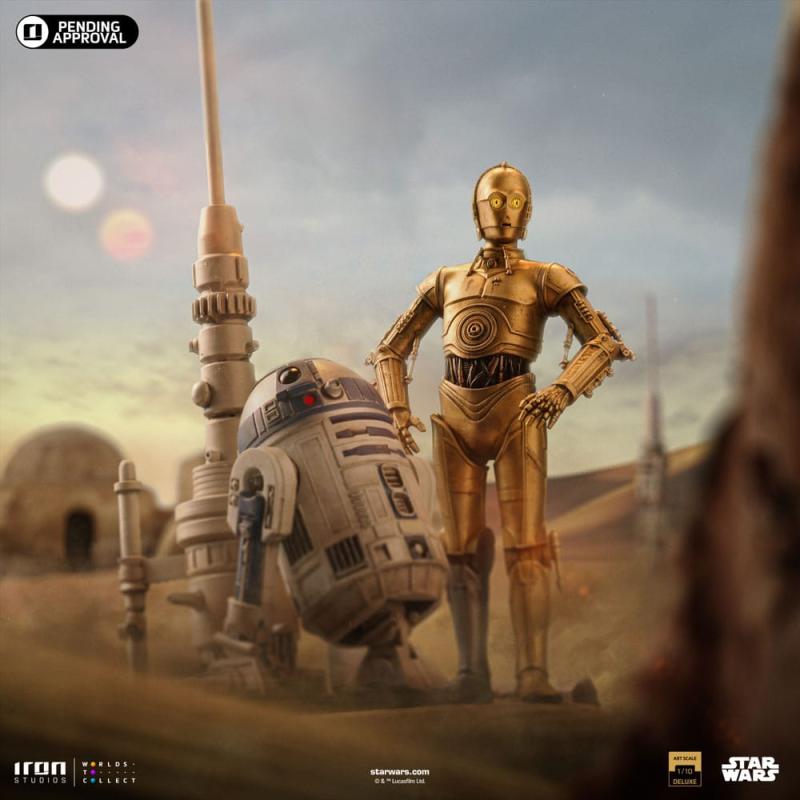 Star Wars Deluxe Art Scale Statue 1/10 C-3PO & R2D2 31 cm 6