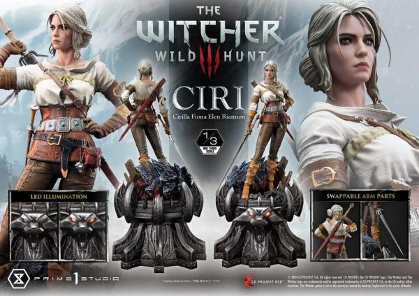 The Witcher 3: Wild Hunt Museum Masterline Statue 1/3 Wild Hunt Ciri Fiona Elen Riannon Bonus Versio