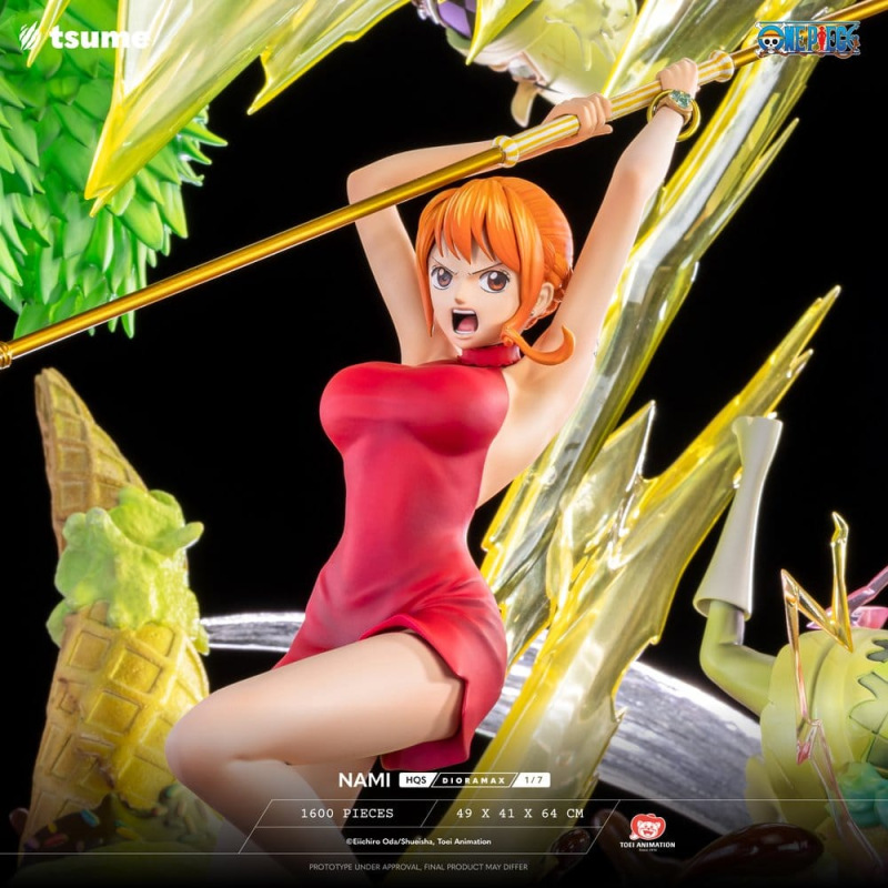 One Piece HQS Dioramax Figure 1/6 Nami 64 cm 11