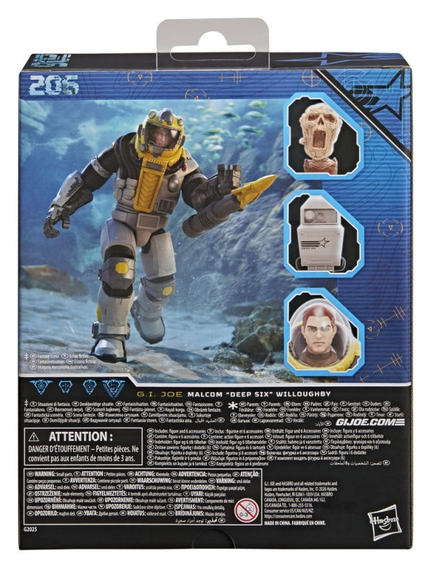 G.I. Joe Classified Series Deluxe Action Figure #206 Malcom "Deep Six" Willoughby 15 cm 1