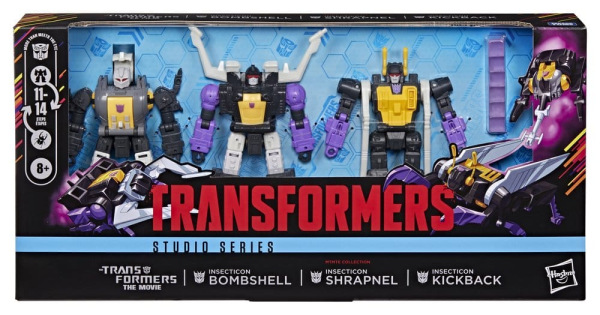 The Transformers: The Movie Studio Series Deluxe Class Action Figure 3-Pack Insecticon Bombshell, Sh 4