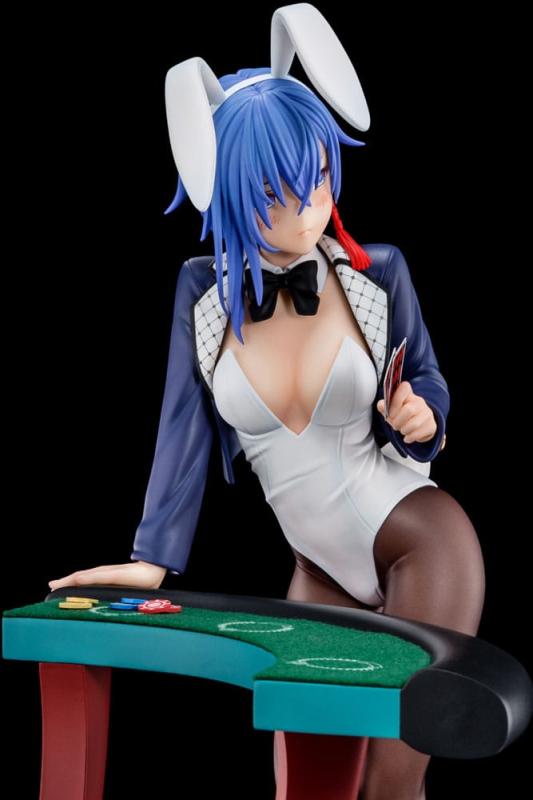 The Demon Sword Master of Excalibur Academy Statue 1/6 Sakuya Sieglinde wearing lapis lazuli blue bu