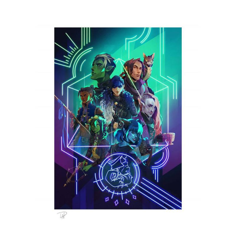 Critical Role: The Mighty Nein: Nat 20! 46 x 61 cm Art Print - Sideshow Collectibles
