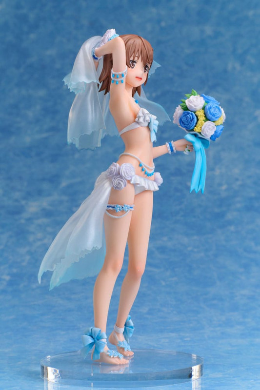 A Certain Scientific Railgun T PVC Statue 1/7 Mikoto Misaka Wedding Swimsuit Ver. 25 cm 2