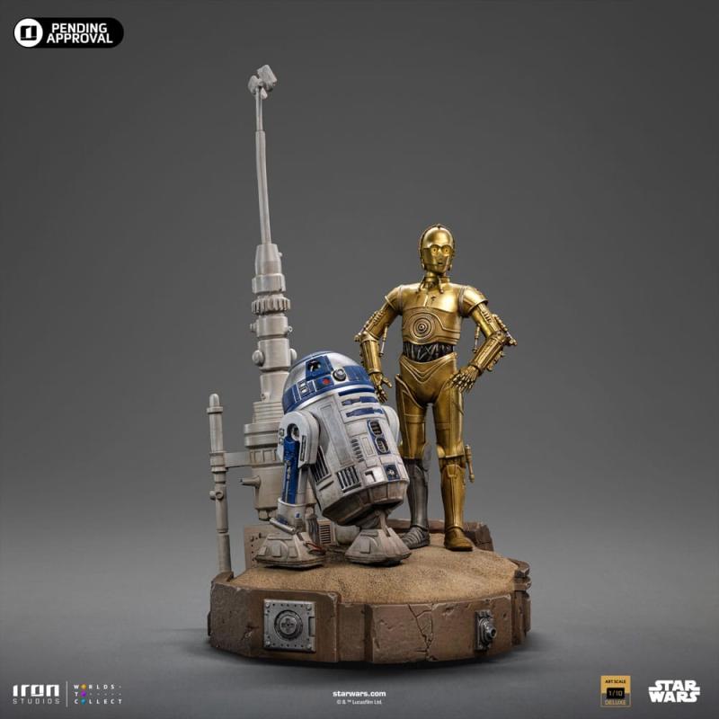 Star Wars Deluxe Art Scale Statue 1/10 C-3PO & R2D2 31 cm 2