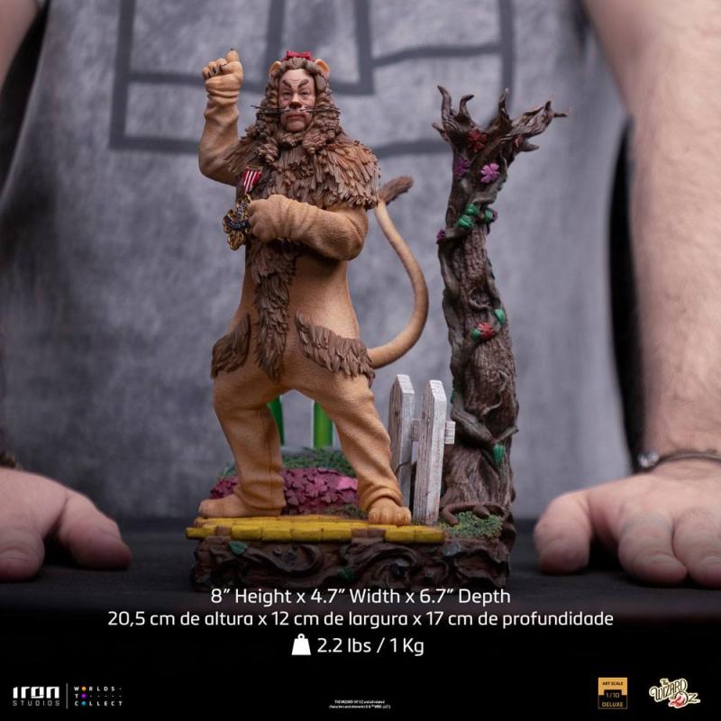 The Wizard of Oz: Cowardly Lion 1/10 Deluxe Art Scale Statue - Iron Studios