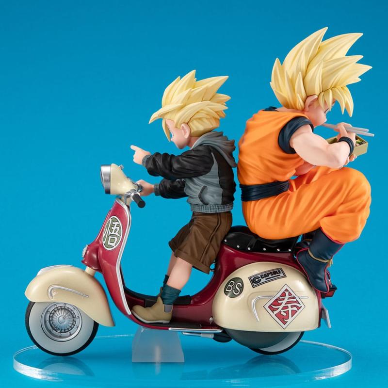 Dragonball Z 05 Desktop Real McCoy PVC Diorama Super Saiyan Son Goku & Super Saiyan Son Gohan & Moto