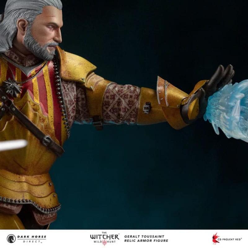 The Witcher 3: Geralt Toussaint Relic Armor 20 cm PVC Statue - Dark Horse