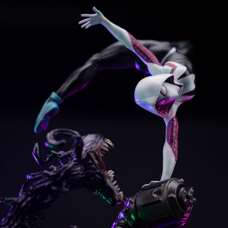 Spider-Man vs Villains Art Scale Statue 1/10 Ghost Spider Diorama 34 cm 10