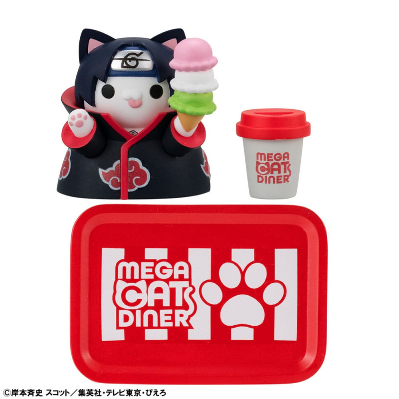 Naruto Shippuden Mega Cat Project Nyaruto! Trading Figures Mega Cat Diner 3 cm Assortment (6) 6