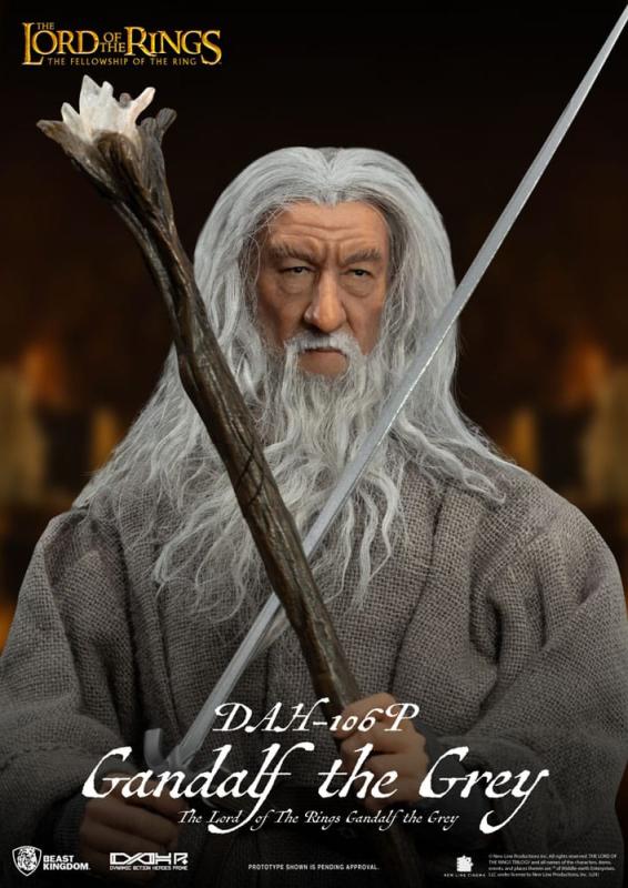 Lord of the Rings Dynamic 8ction Heroes Action Figure 1/9 Gandalf the Grey 21 cm