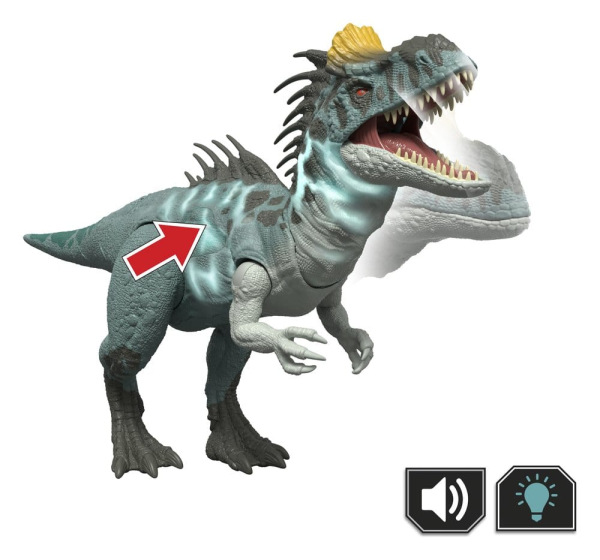 Jurassic World: Survival Action Figure Wild Roar Cryolophosaurus 37 cm 5
