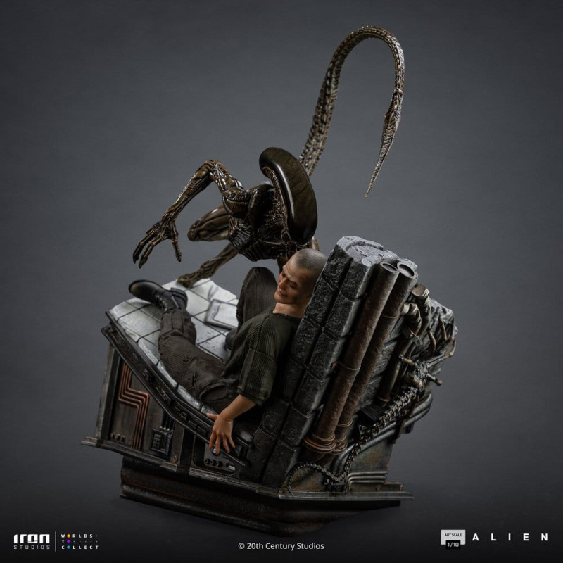 Alien 3 Art Scale Statue 1/10 Ellen Ripley and Dog Alien 23 cm 8