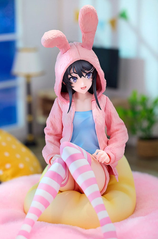Rascal Does Not Dream of a Knapsack Kid PVC Statue 1/7 Mai Sakurajima Hoodie Look Rabbit Ears Ver. 1 12