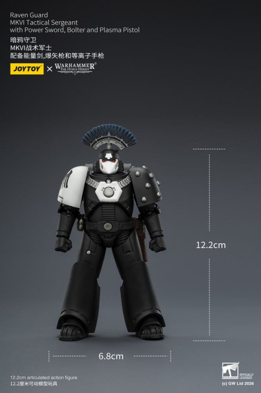 Warhammer 40,000 Action Figure Raven Guard MkVI Tactical Sergeant 12 cm 10