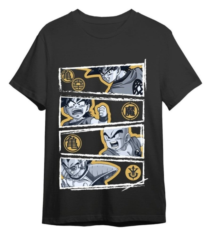 Dragon Ball Z T-Shirt Vegeta Black Size XL 1