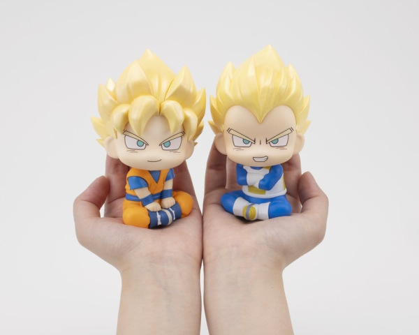 Dragon Ball DAIMA Look Up PVC Figures 2-Pack Super Saiyan Son Goku (mini) & Super Saiyan Vegeta (min