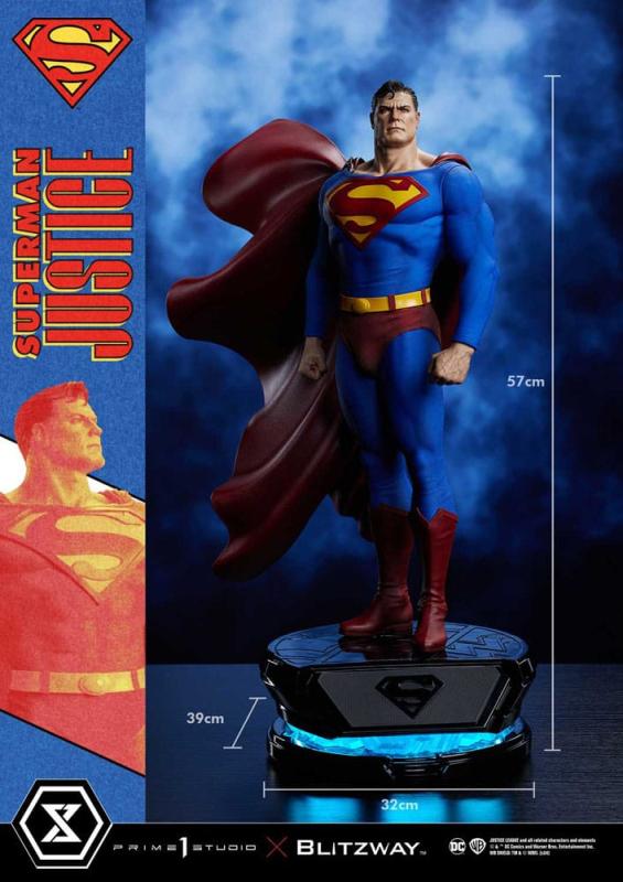 DC Comics Premium Masterline Series Statue 1/4 Superman Justice Comics 57 cm 6