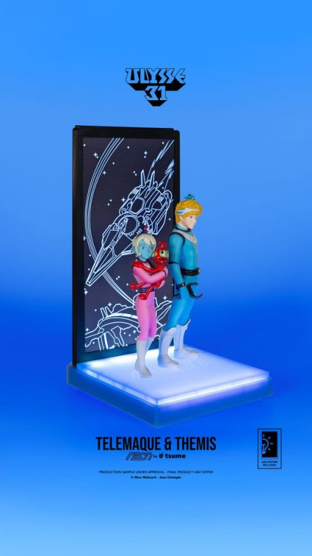 Ulysse 31 Neon Figure 1/9 Telemachus & Themis 20 cm 5