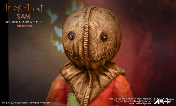 Trick R Treat Diorama Resin Statue Sam DX 18 cm 7