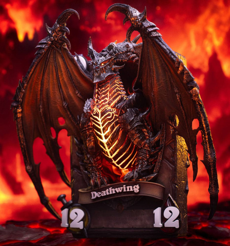 Hearthstone 3D Art Frame Statue Deathwing 34 cm 2