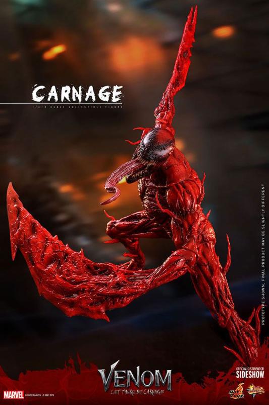 Venom: Let There Be Carnage Movie Masterpiece Series PVC Action Figure 1/6 Carnage Deluxe Ver. 43 cm