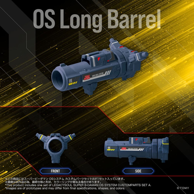 Super B-Daman Legacysoul Action Figure Accessory Set Super B-Daman OS Sytsem Custom Part Set A 4