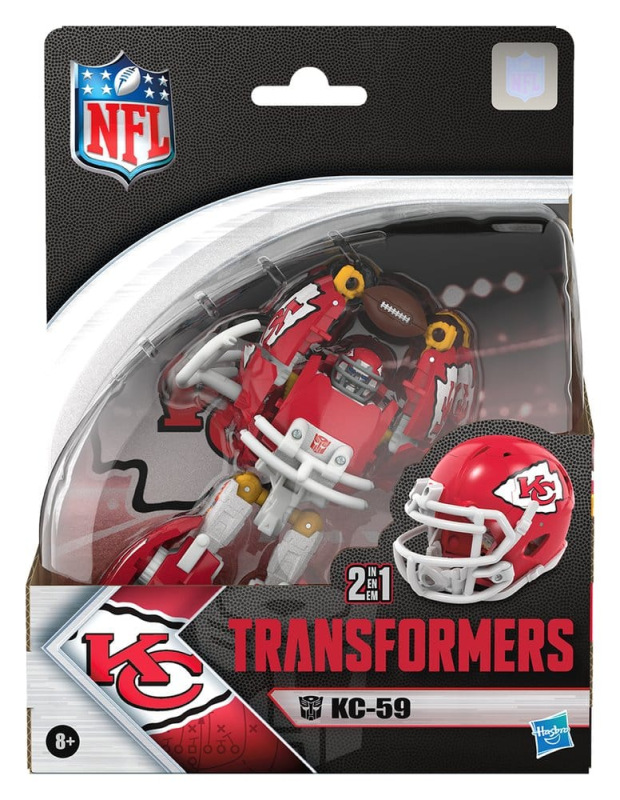 Transformers x NFL Action Figure Kansas City Chiefs: KC-59 14 cm 10