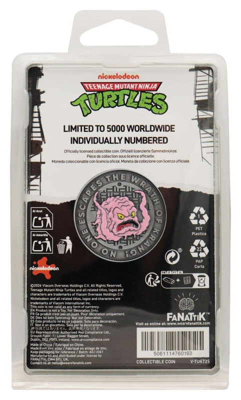 Teenage Mutant Ninja Turtles Collectable Coin Krang 2