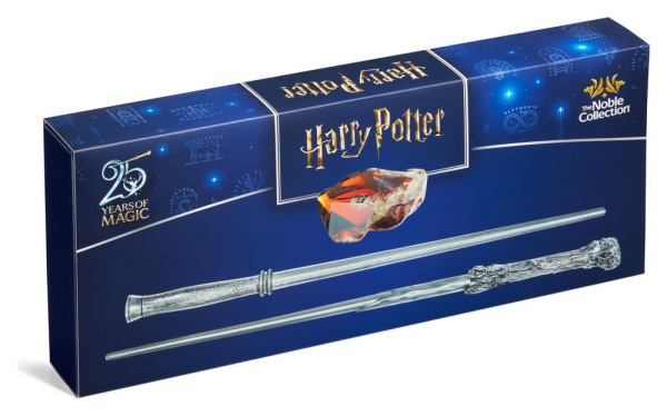 Harry Potter Celebration Wand Harry Potter 25th Anniversary Wands and Sorcerer's Stone Set 4