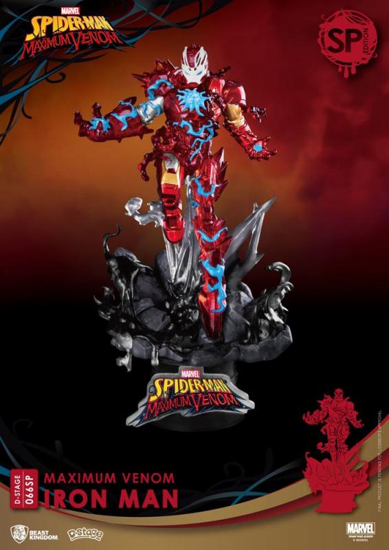 Marvel Comics: Maximum Venom Iron Man 16 cm D-Stage PVC Diorama - Beast Kingdom Toys