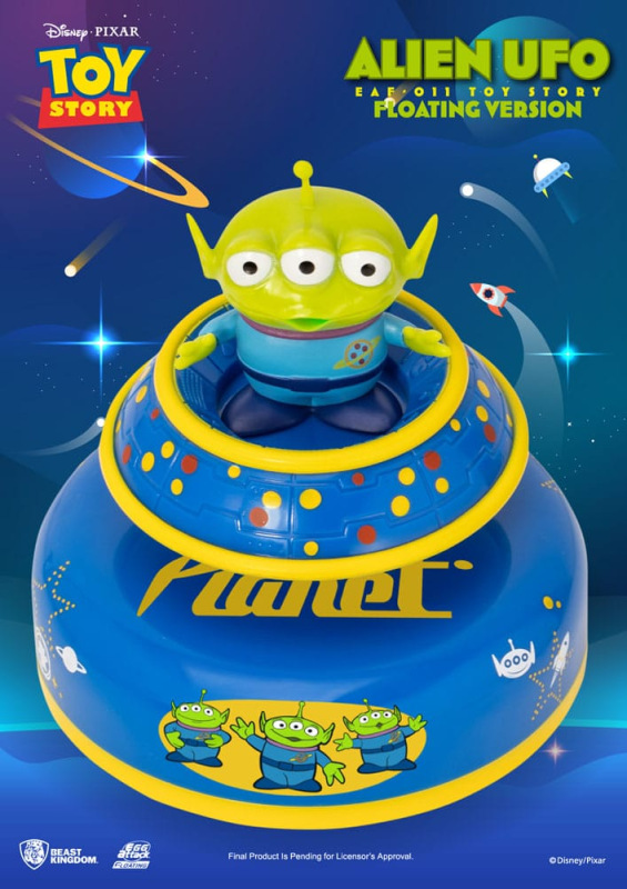 Toy Story Egg Attack Floating Model Alien UFO 6 cm 4