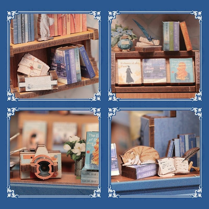 Book Nook Literature Bookstore 17 x 12 cm 13