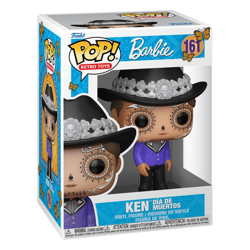 Barbie POP! Retro Toys Vinyl Figure Ken Dia de los Muertos 9 cm 1
