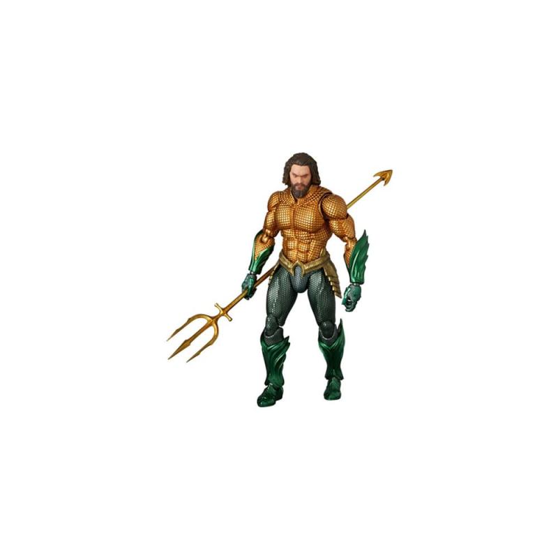 Aquaman Movie MAF EX Action Figure Aquaman Gold & Green Suit 16 cm 1