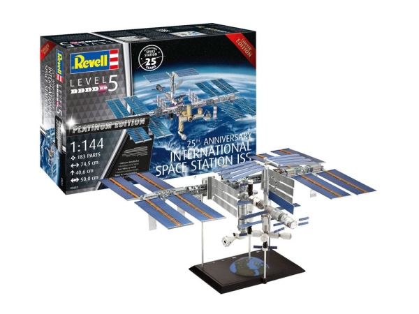 International Space Station ISS Model Kit 1/144 25th Anniversary Platinum Edition 74 cm 1