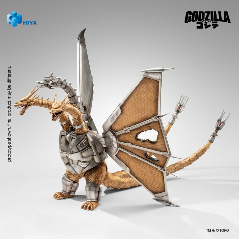 Godzilla vs. King Ghidorah Exquisite Basic Action Figure Battle Damaged Mecha King Ghidorah 33 cm 1
