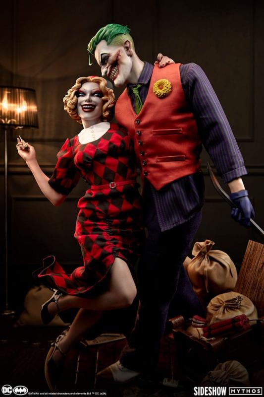 DC Comics Mythos Statue 1/5 The Joker and Harley Quinn: Lawless Love 41 cm