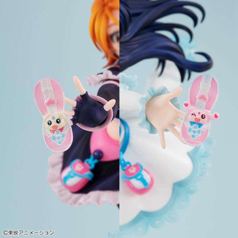 Pretty Cure PVC Statue Cure Black & Cure White