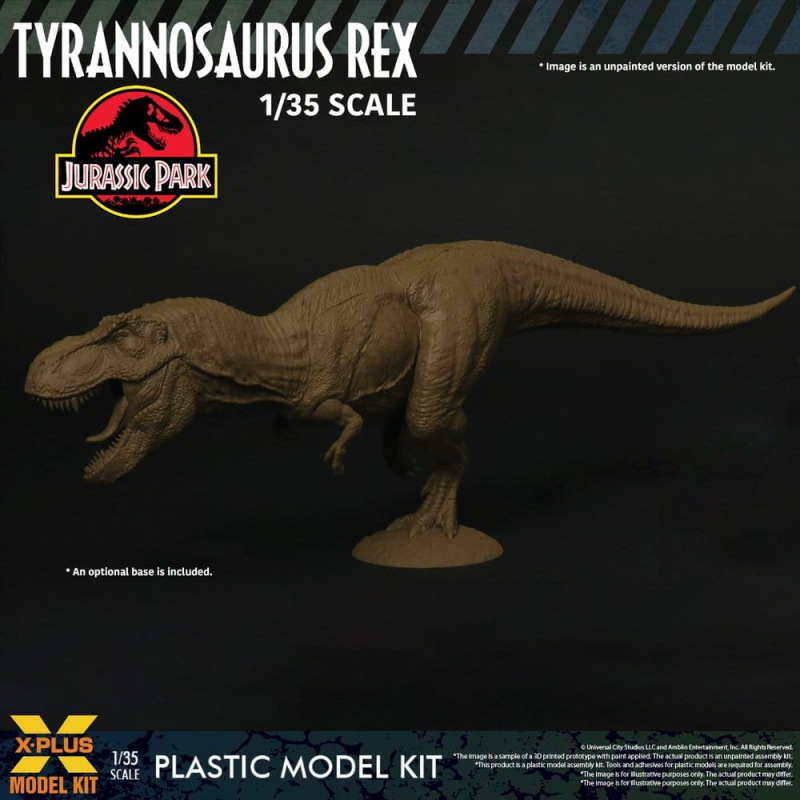 Jurassic Park Plastic Model Kit 1/35 Tyrannosaurus Rex 42 cm 3