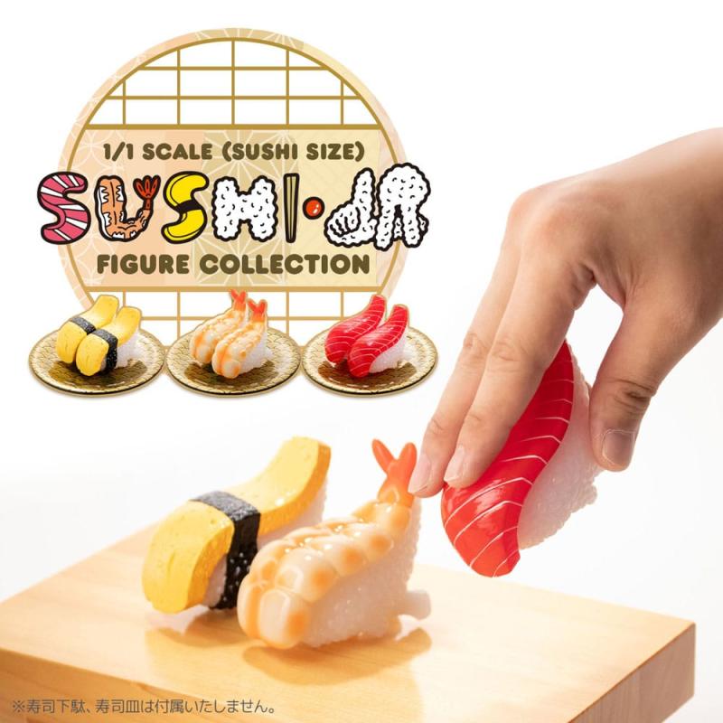 Original Character Mini Figures 1/1 Real Sushi Size 7 cm Sushi Monster Sortiment (6)