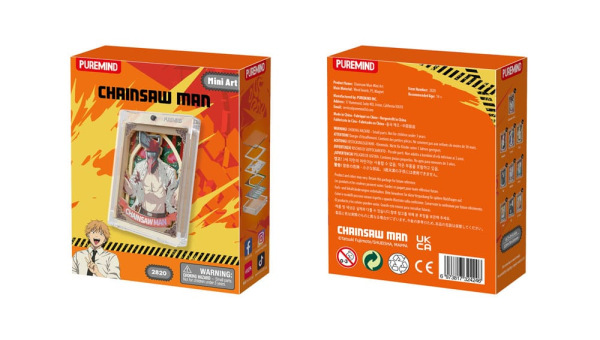 Chainsaw Man Mini Art Pins Blind Box Display (10) 1