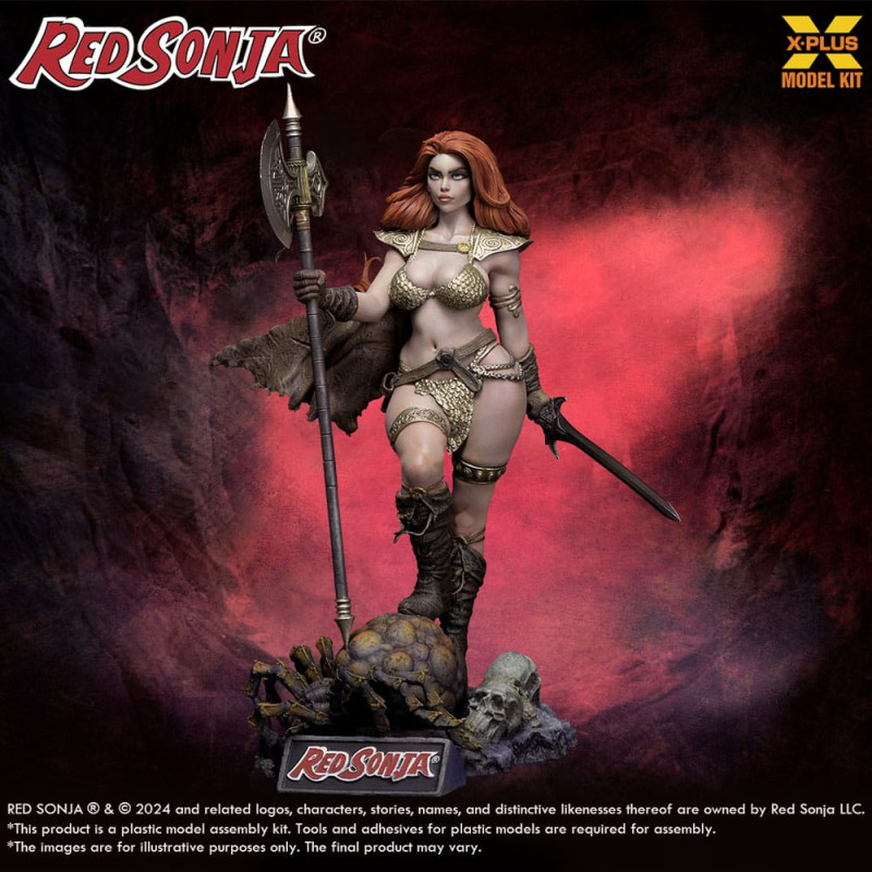 Red Sonja Plastic Model Kit 1/8 Red Sonja 27 cm 2