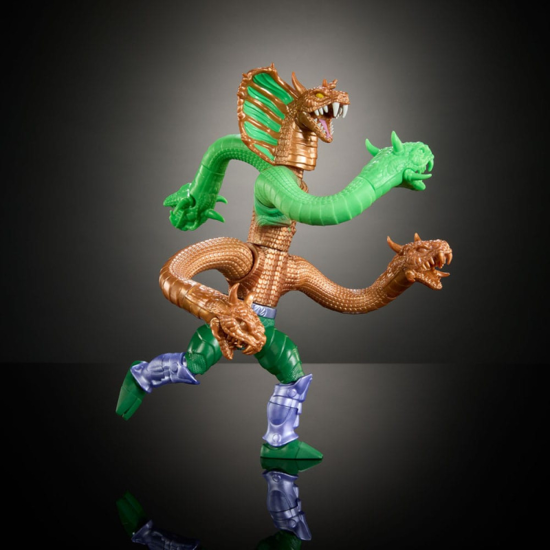 MOTU x TMNT: Turtles of Grayskull Deluxe Action Figure King Hiss 14 cm 2