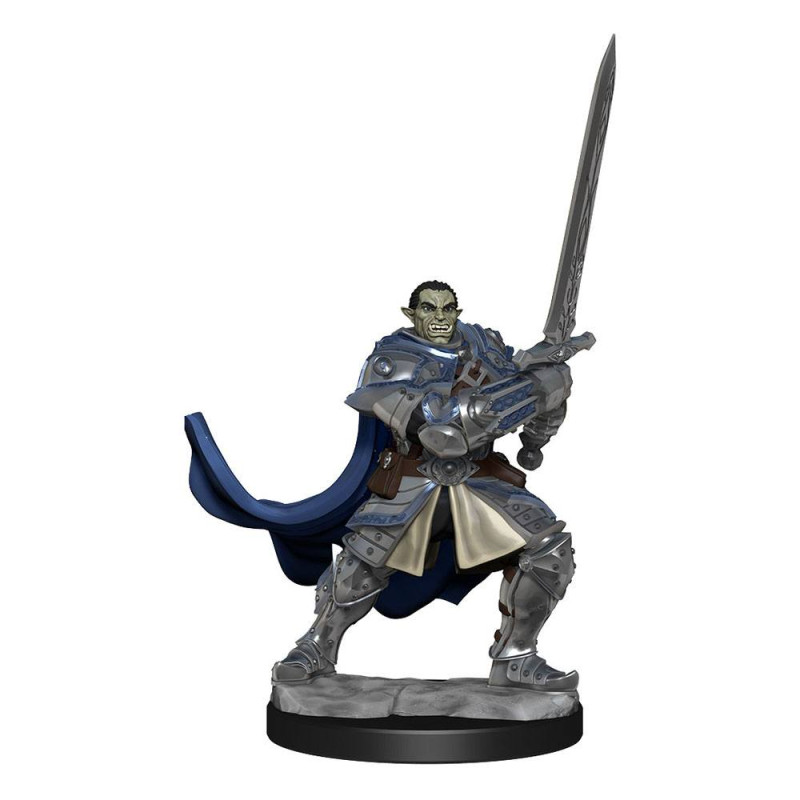 D&D Nolzur's Marvelous Miniatures Unpainted Miniatures Half-Orc Paladin Male Case (2) 1