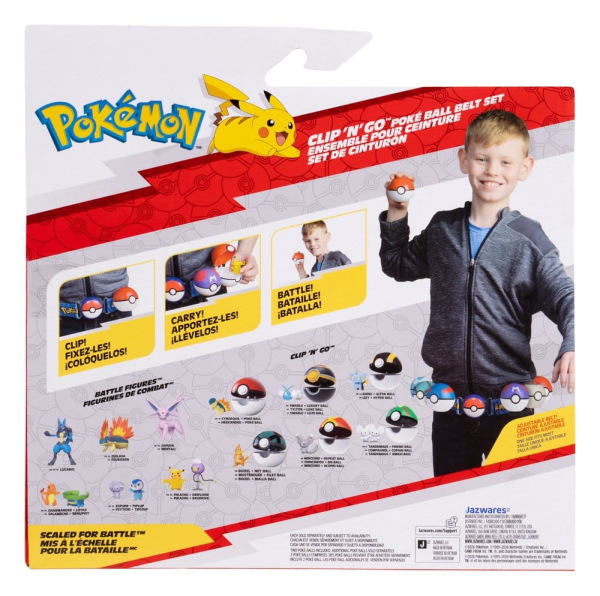 Pokémon Toy Clip 'n' Go Belt Set Fennekin 1