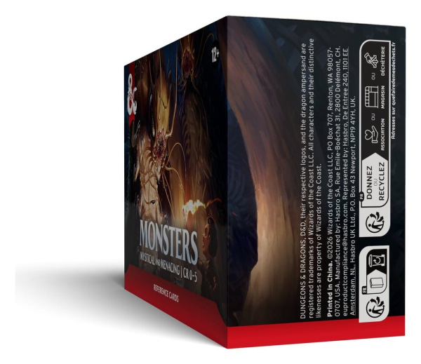 Dungeons & Dragons RPG Reference Cards: Monsters (Mystical and Menacing) *English Version* 4